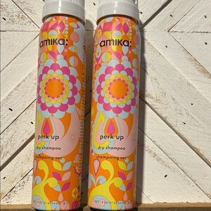 Amika Perk Up Dry Shampoo bundle. Two 1.8 oz bottles